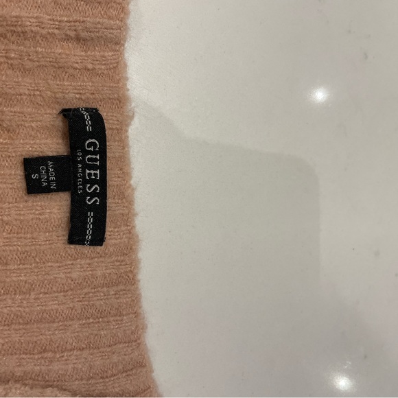 Blush Guess off the shoulder sweater. Size Small. Great condition. - Picture 4 of 7